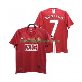 Jalkapallo Pelipaidat/Peliasut Manchester United RONALDO 7 2007 2008 Retro Kotipaita Lyhythihainen